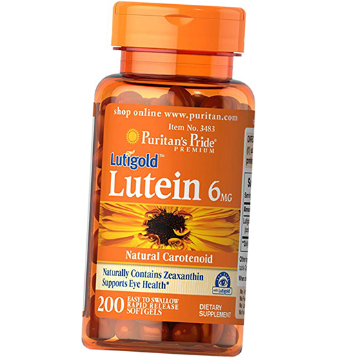 

Лютеин и Зеаксантин, Lutein 6 with Zeaxanthin, Puritan's Pride 200гелкапс (72367015)