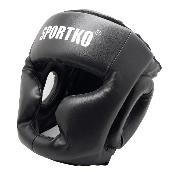

Шлем боксерский маска Sportko ОД3 черный XL