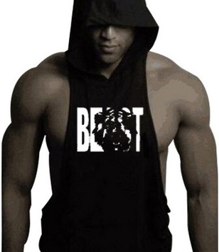 

Майка с капюшоном BEAST Pink Hero черная 884, Майка с капюшоном BEAST Pink Hero черная 884 M