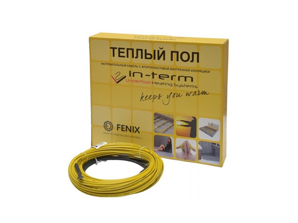 

Нагревательный кабель In-Therm 14 м / 1,4 м² - 1,7 м² / 270 Вт