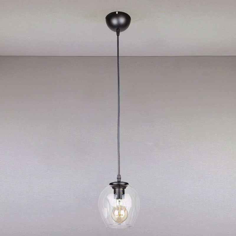 

Люстра Light House LS-13445-1 BK+CL черная