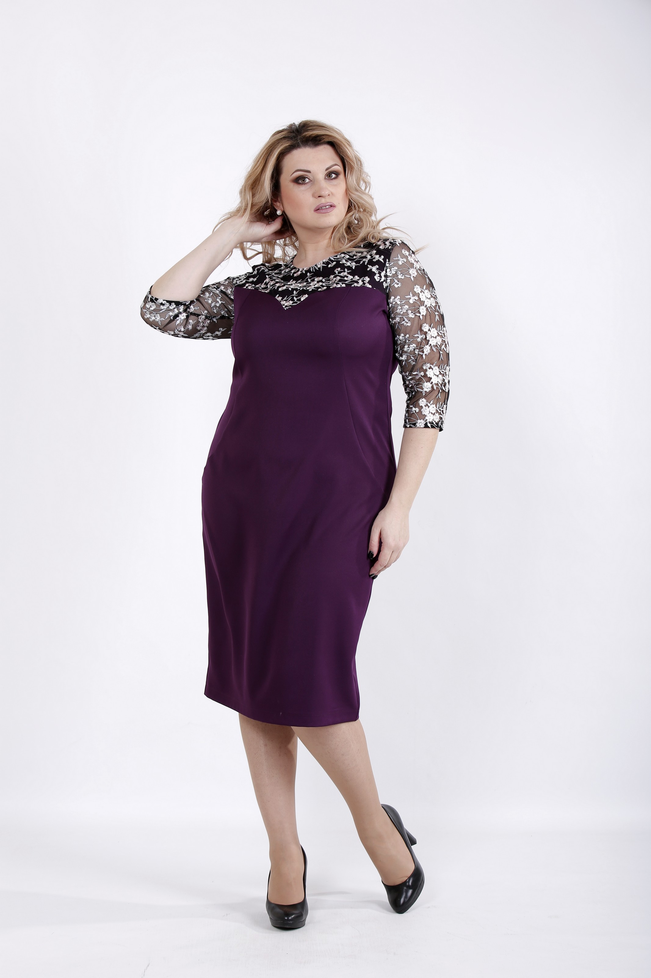 

Платье GARRY-STAR 01037-2  Фиолетовый, Платье GARRY-STAR 01037-2 50 Фиолетовый