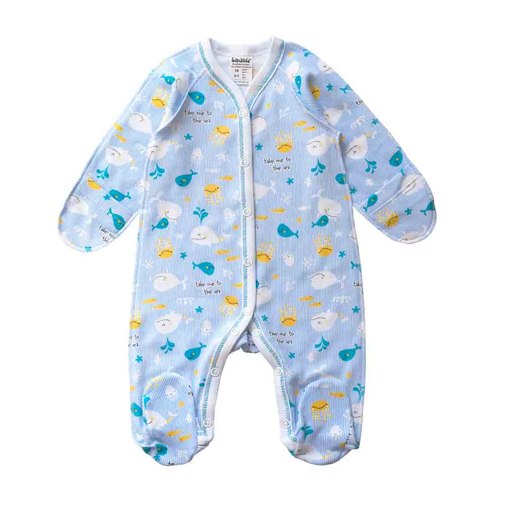 

Человечек Киты Interkids 0-3 месяцев 62 см Голубой 2630