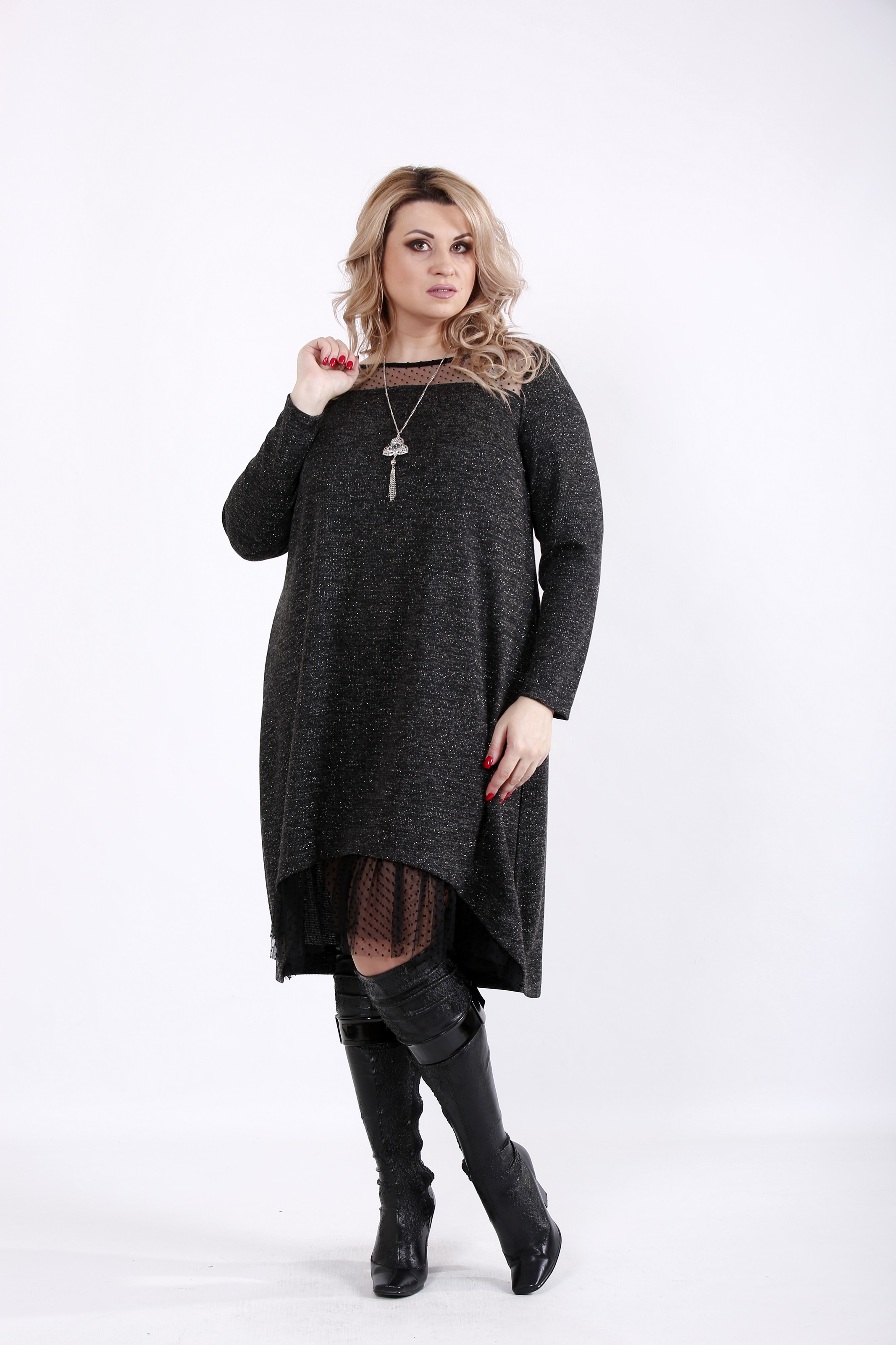 

Платье GARRY-STAR 01051-3  Черный, Платье GARRY-STAR 01051-3 56 Черный