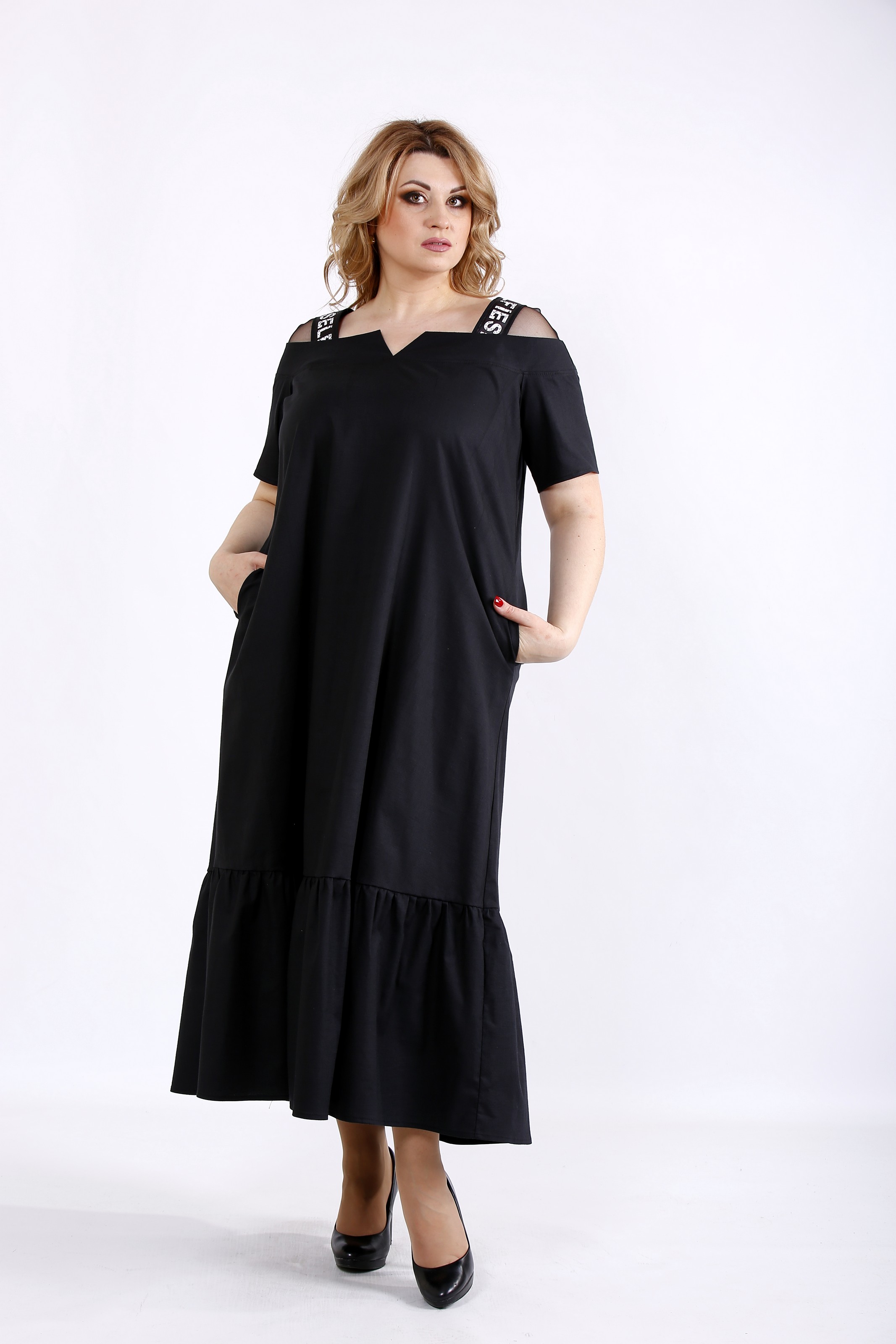 

Платье GARRY-STAR 01096-2  Черный, Платье GARRY-STAR 01096-2 60 Черный