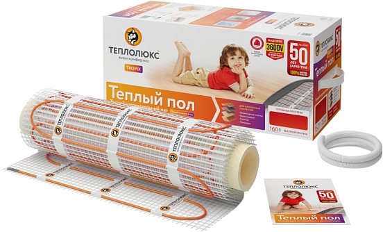 

Мат нагревательный Teploluxe Tropix МНН 640 Вт/4,0 кв.м