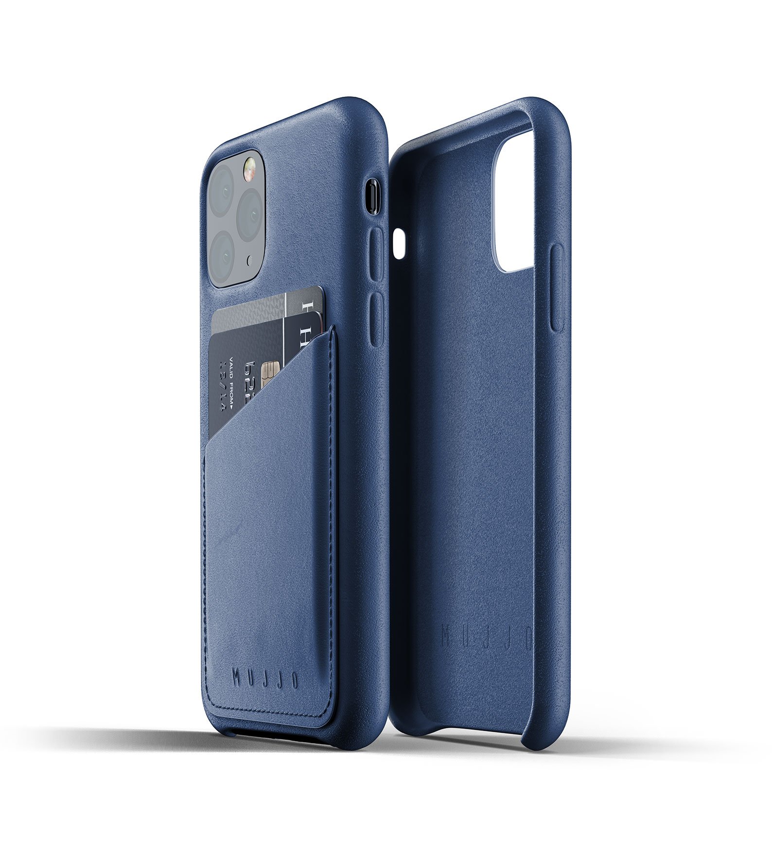 

MUJJO Full Leather Wallet для iPhone 11 Pro[MUJJO-CL-002-BL]