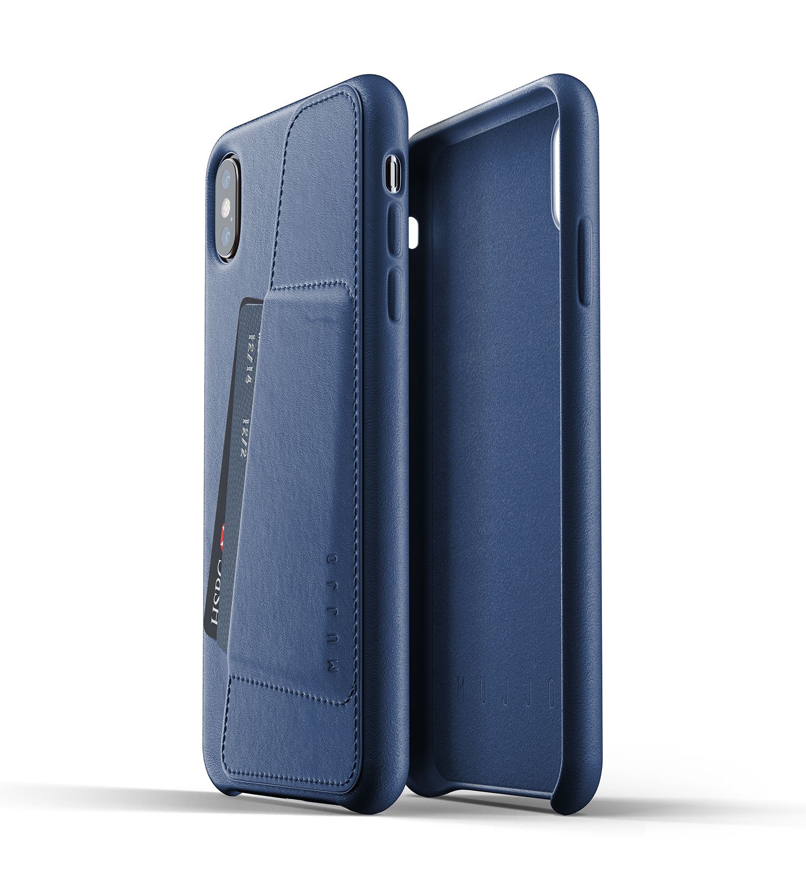 

MUJJO Full Leather Wallet для iPhone Xs Max[MUJJO-CS-102-BL]