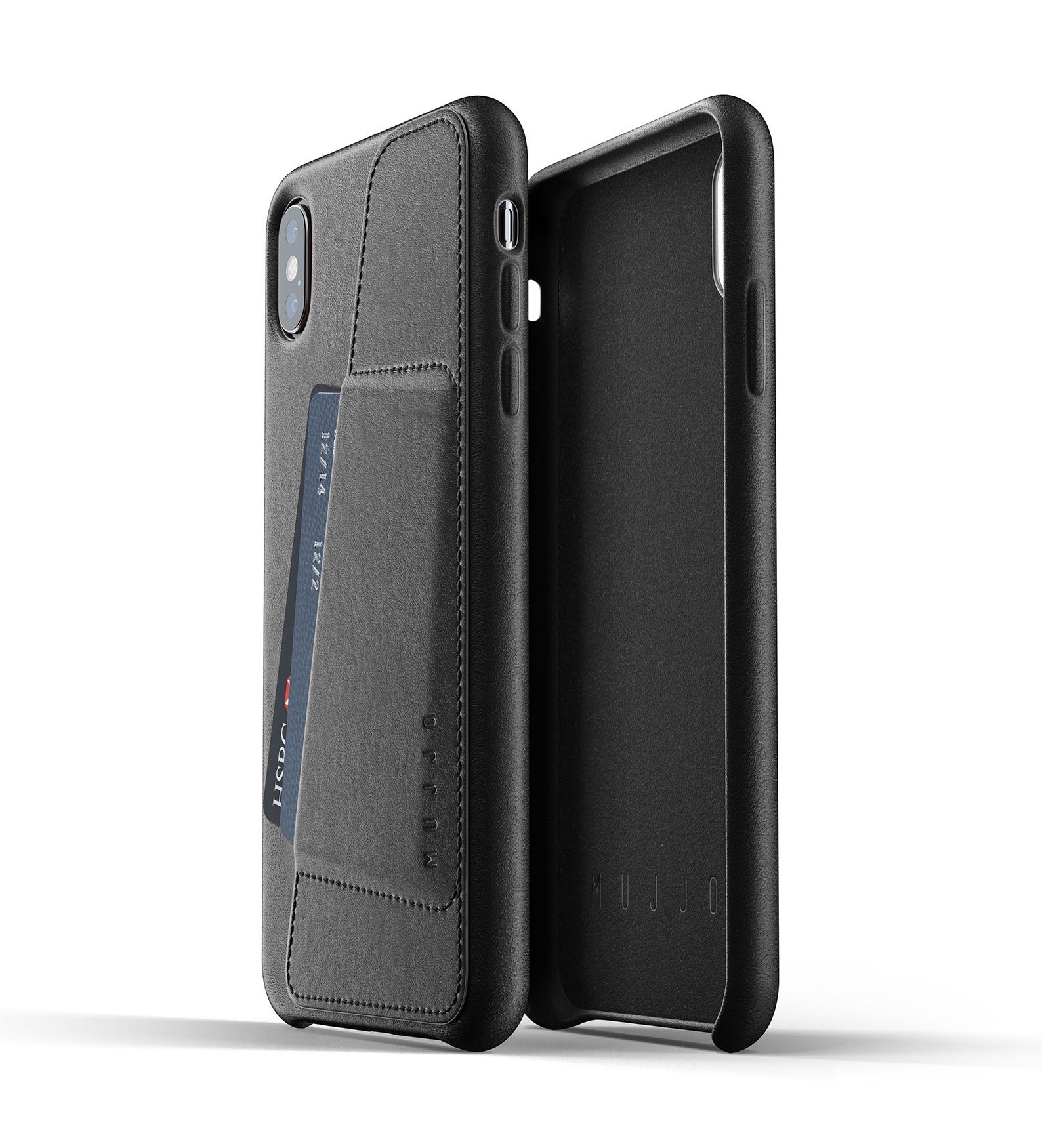 

MUJJO Full Leather Wallet для iPhone Xs Max[MUJJO-CS-102-BK]