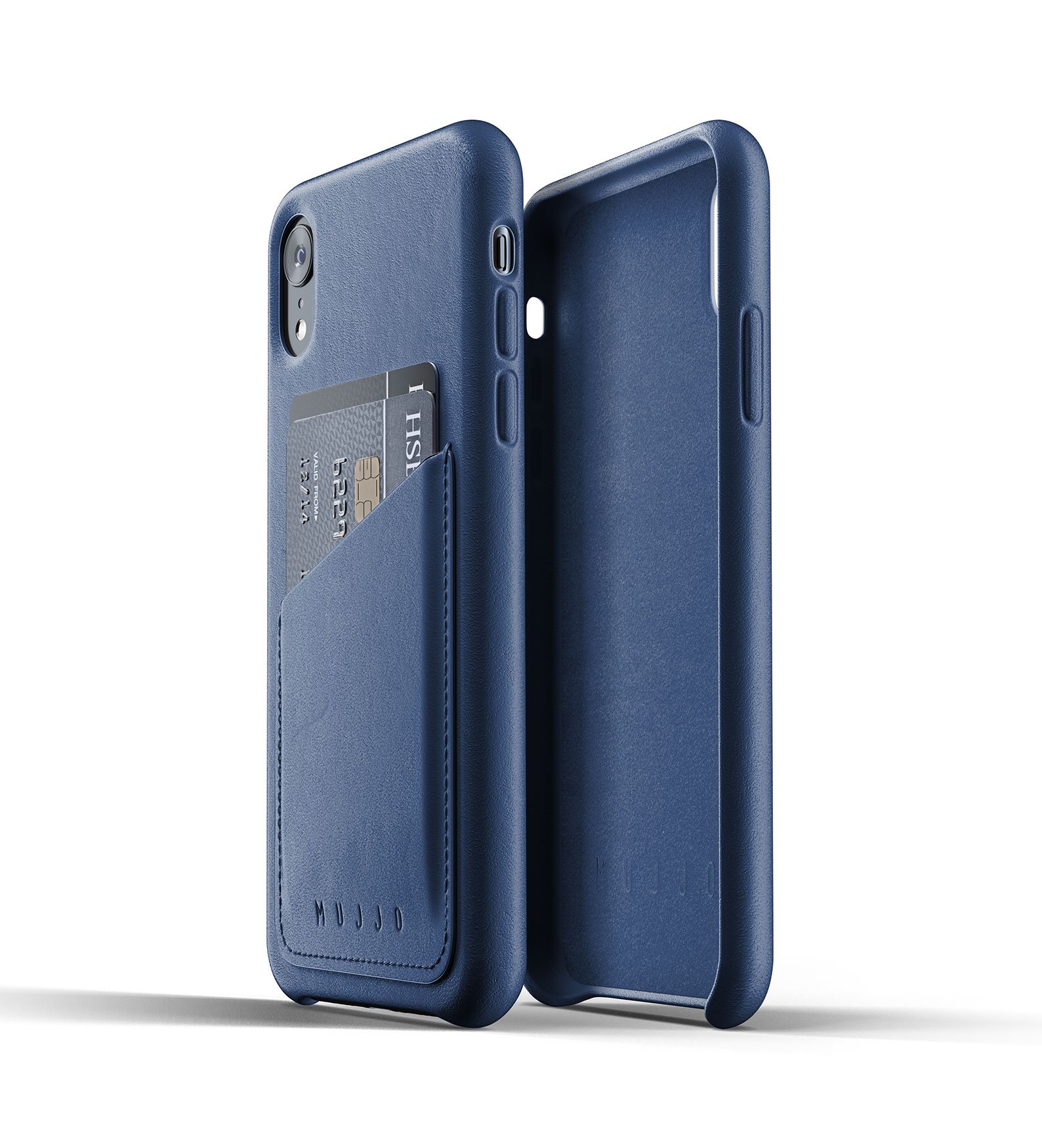 

MUJJO Full Leather Wallet для iPhone Xr[MUJJO-CS-104-BL]