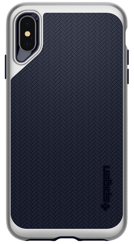 

Чехол Spigen для iPhone XS Max Neo Hybrid Satin Silver