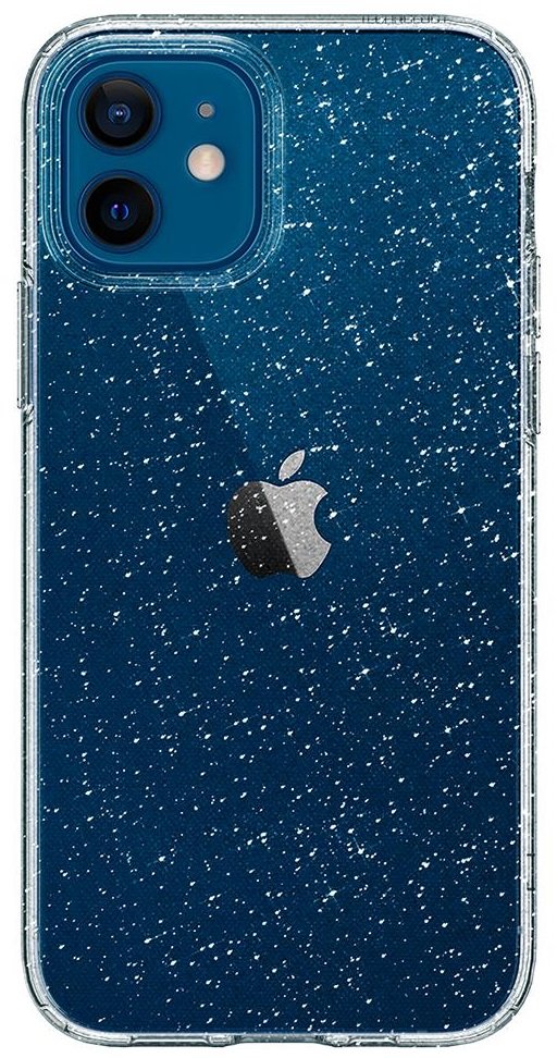

Чехол Spigen для iPhone 12 / 12 Pro Liquid Crystal Glitter, Chrystal Quartz