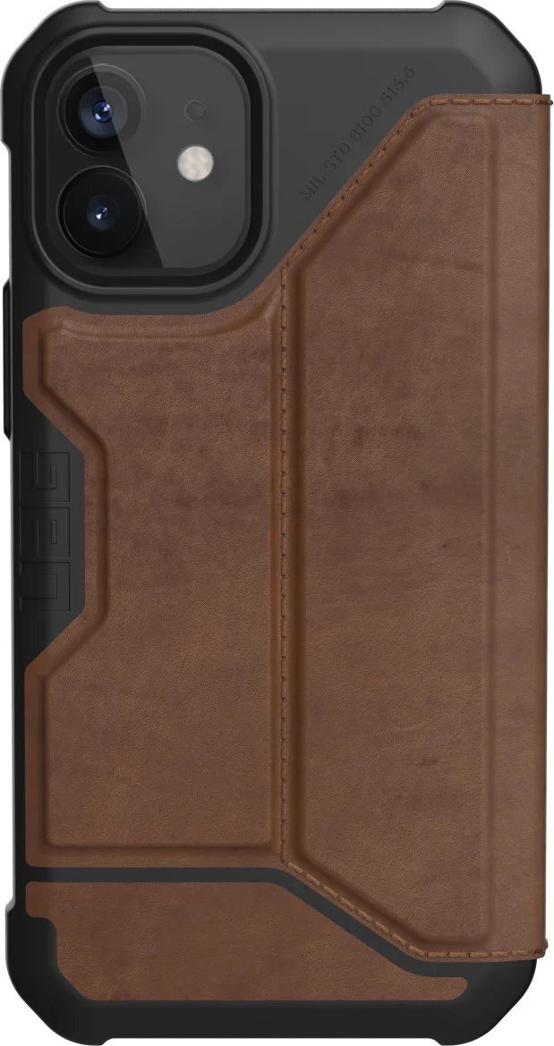 

Чехол UAG для iPhone 12 Mini Metropolis, Leather Brown