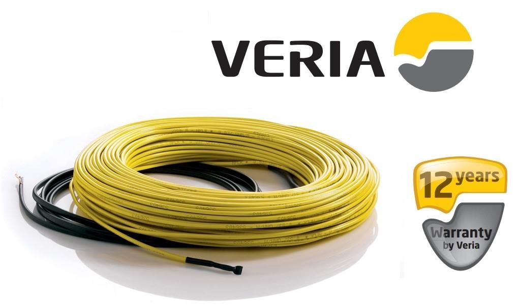 

Кабель нагревательный Veria Flexicable 20, 2х жильный, 1.2кв.м, 197W, 10м, 230V