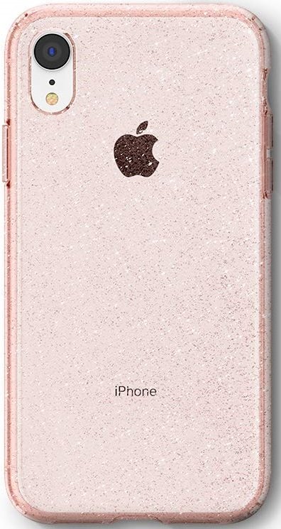 

Чехол Spigen для iPhone XR Liquid Crystal Glitter Rose Quartz