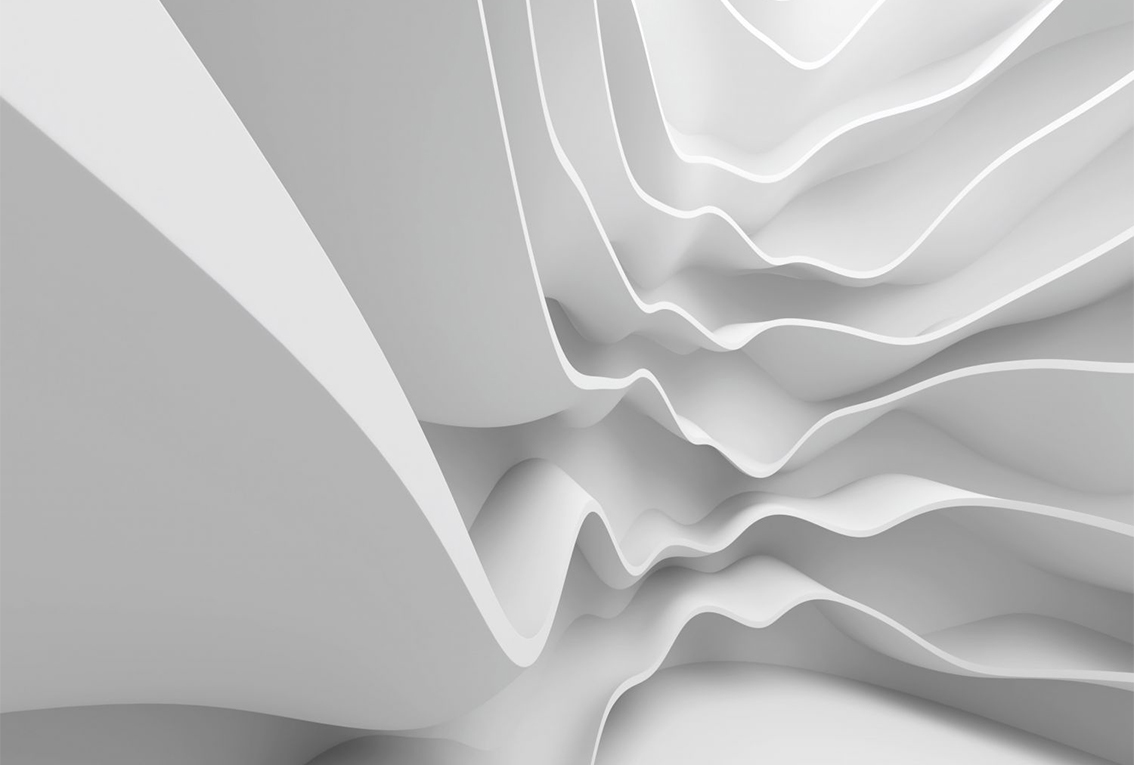 

3D Фотообои бумажные DeCors Белые складки 400x270 см 4 сегмента (181147)