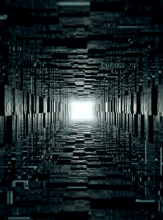 

3D Фотообои бумажные DeCors 3Д тоннель 200x270 см 2 сегмента (181003)