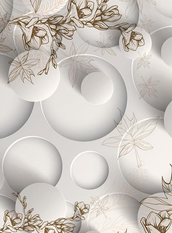 

3D Фотообои флизелиновые DeCors Ребристый 200x270 см 2 сегмента (181046ф)