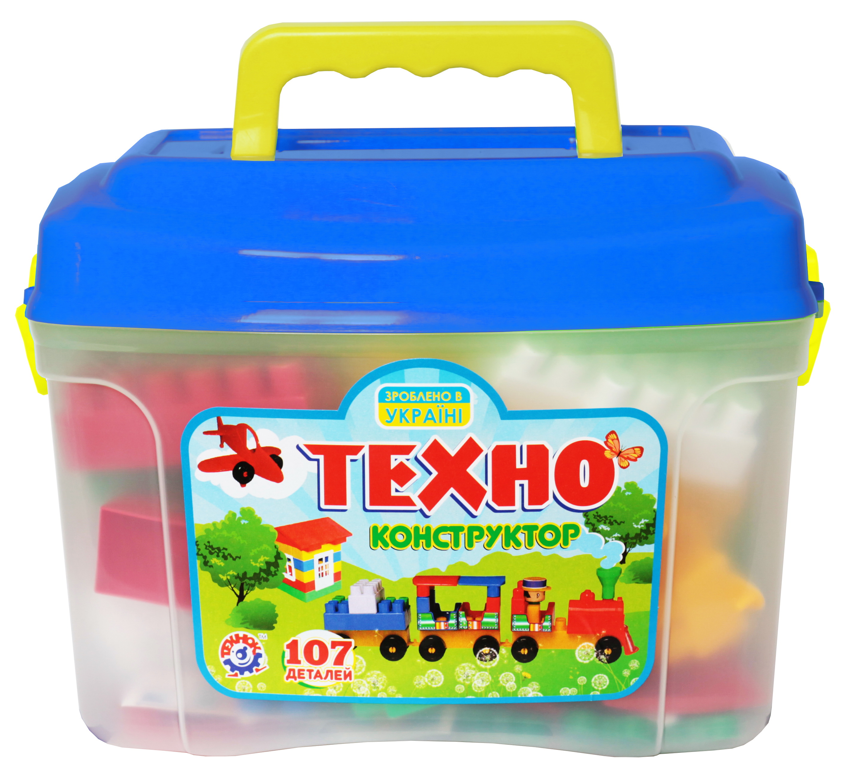 

Конструктор "Техно Технок" в саквояже 107 дет. (3640)