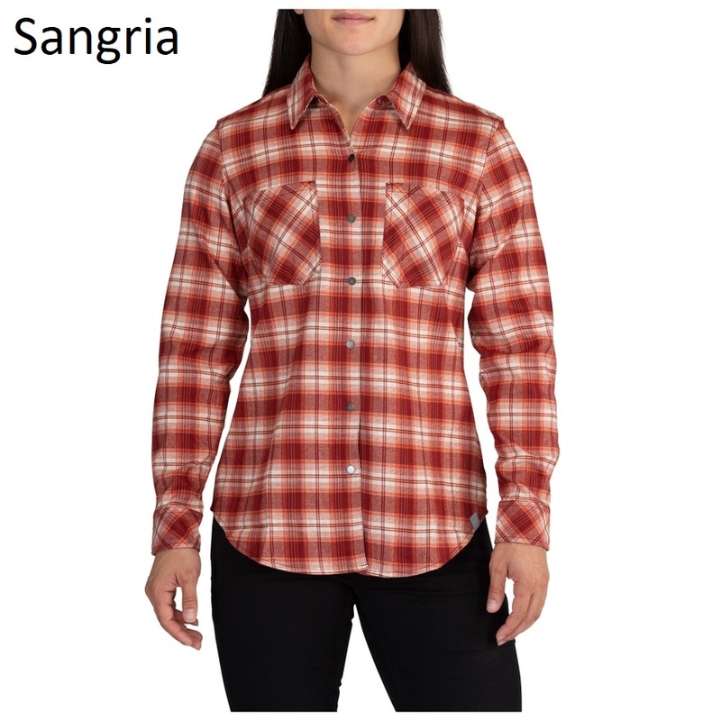 

Женская тактическая фланелевая рубашка 5.11 HANNA FLANNEL 62391 Small, Sangria Plaid
