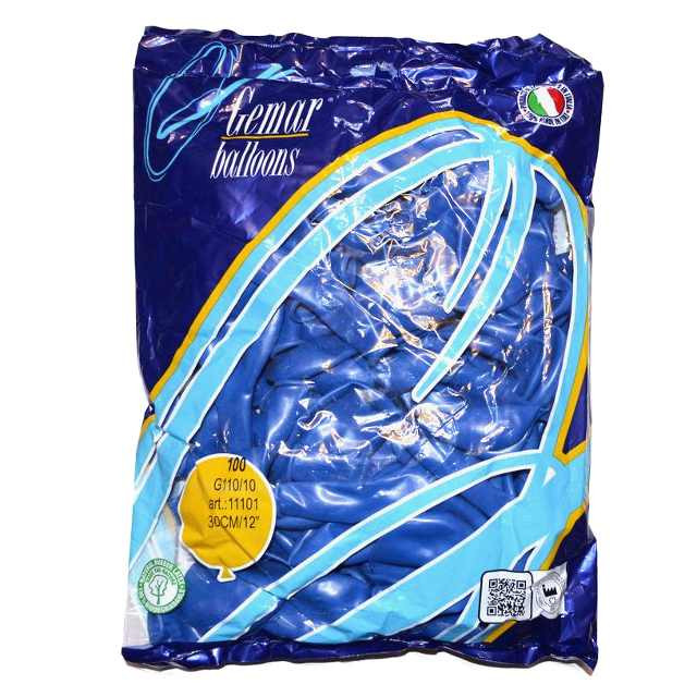 

Воздушные шары Gemar пастель 12"(30 см) синий 100 шт