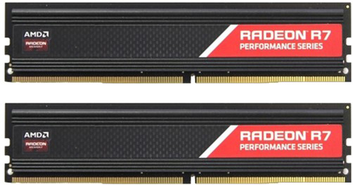 

Оперативная память AMD DDR4-2400 8192MB PC4-19200 (Kit of 2x4096) R7 Performance Series (R7S48G2400U1K)