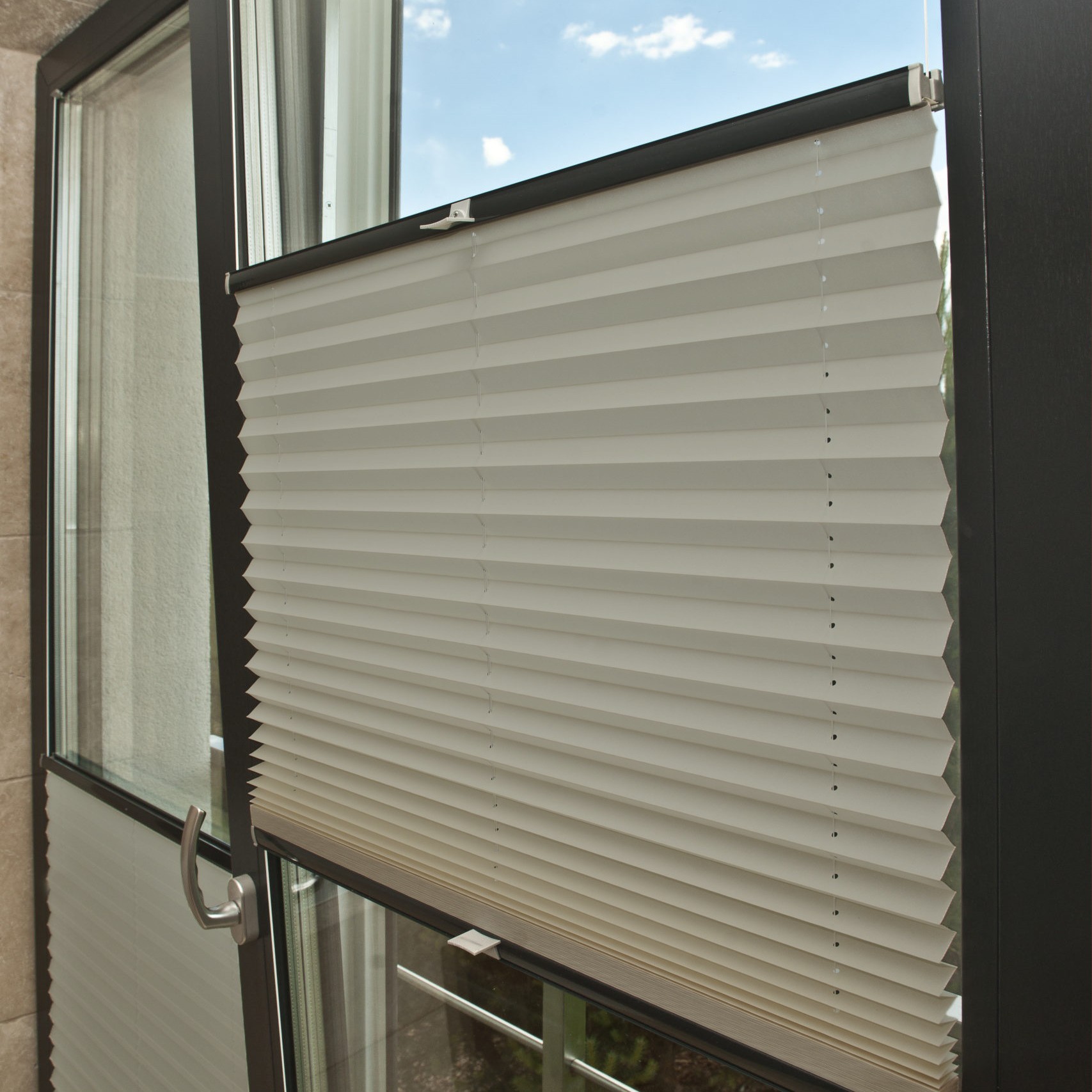 

Жалюзи плиссе Opera pearl Белый (0-11048) 90x160 см