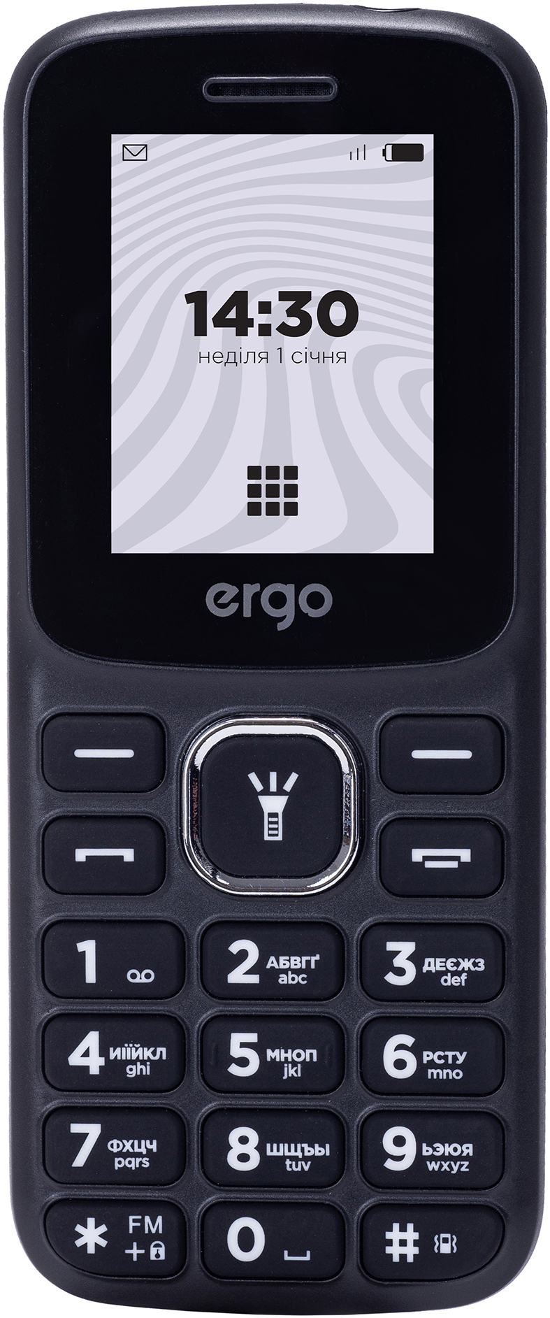 

Мобильный телефон Ergo B182 Dual Sim Black