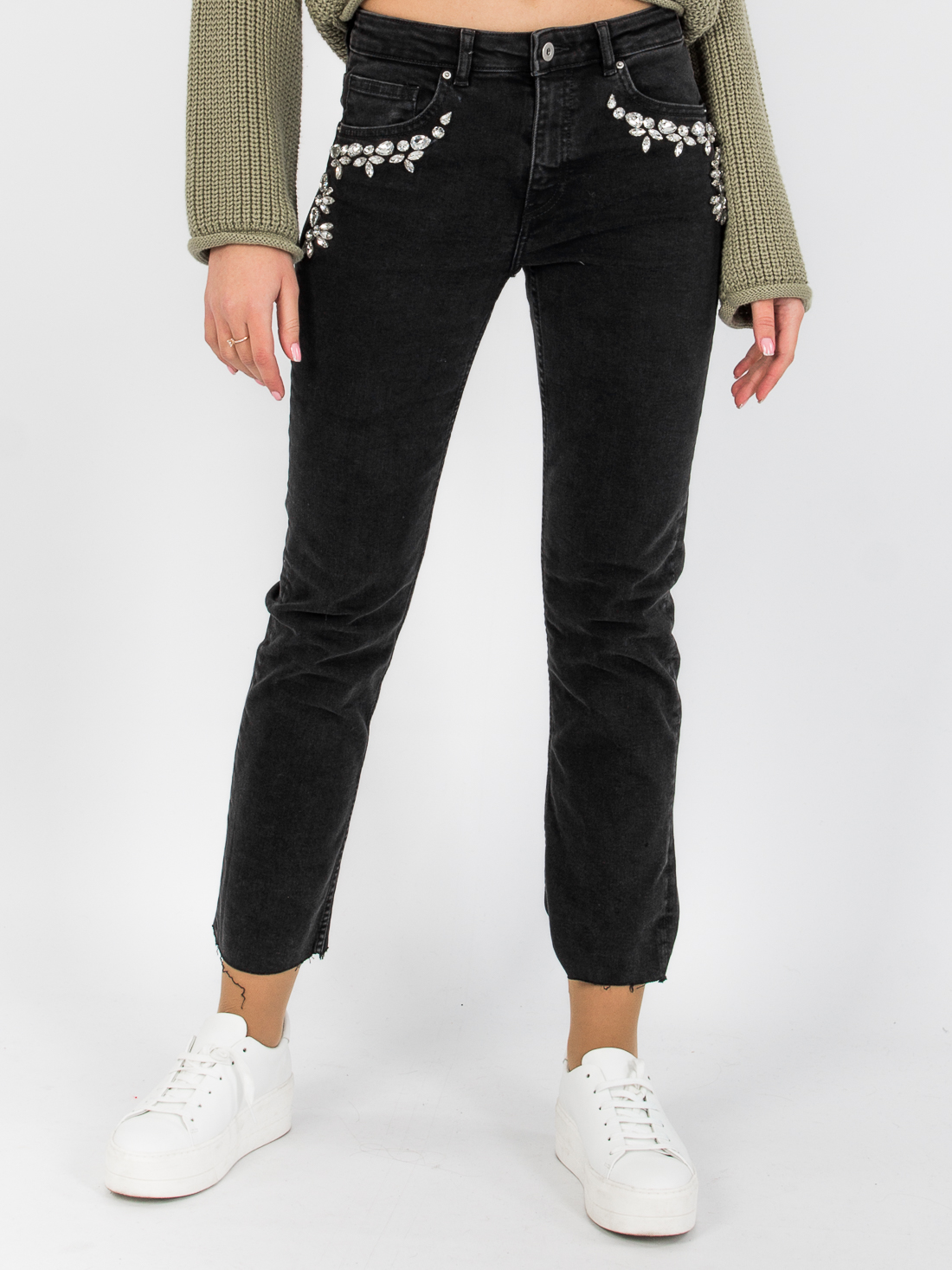 

Джинсы H&M 0579845 L Серый
