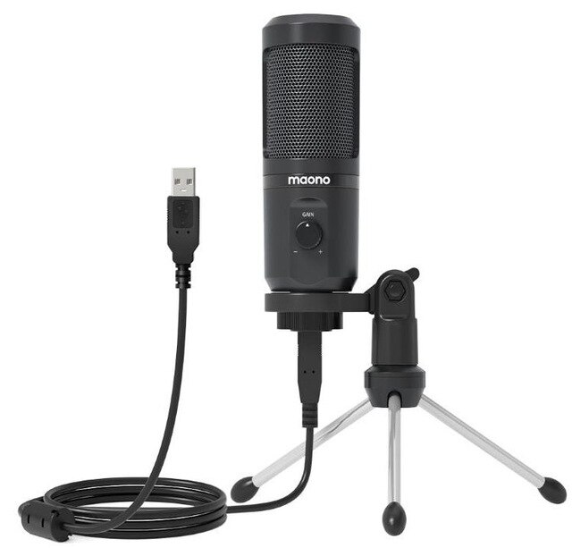 

Микрофон Maono AU-PM461TR для игр и подкастов (Черный)
