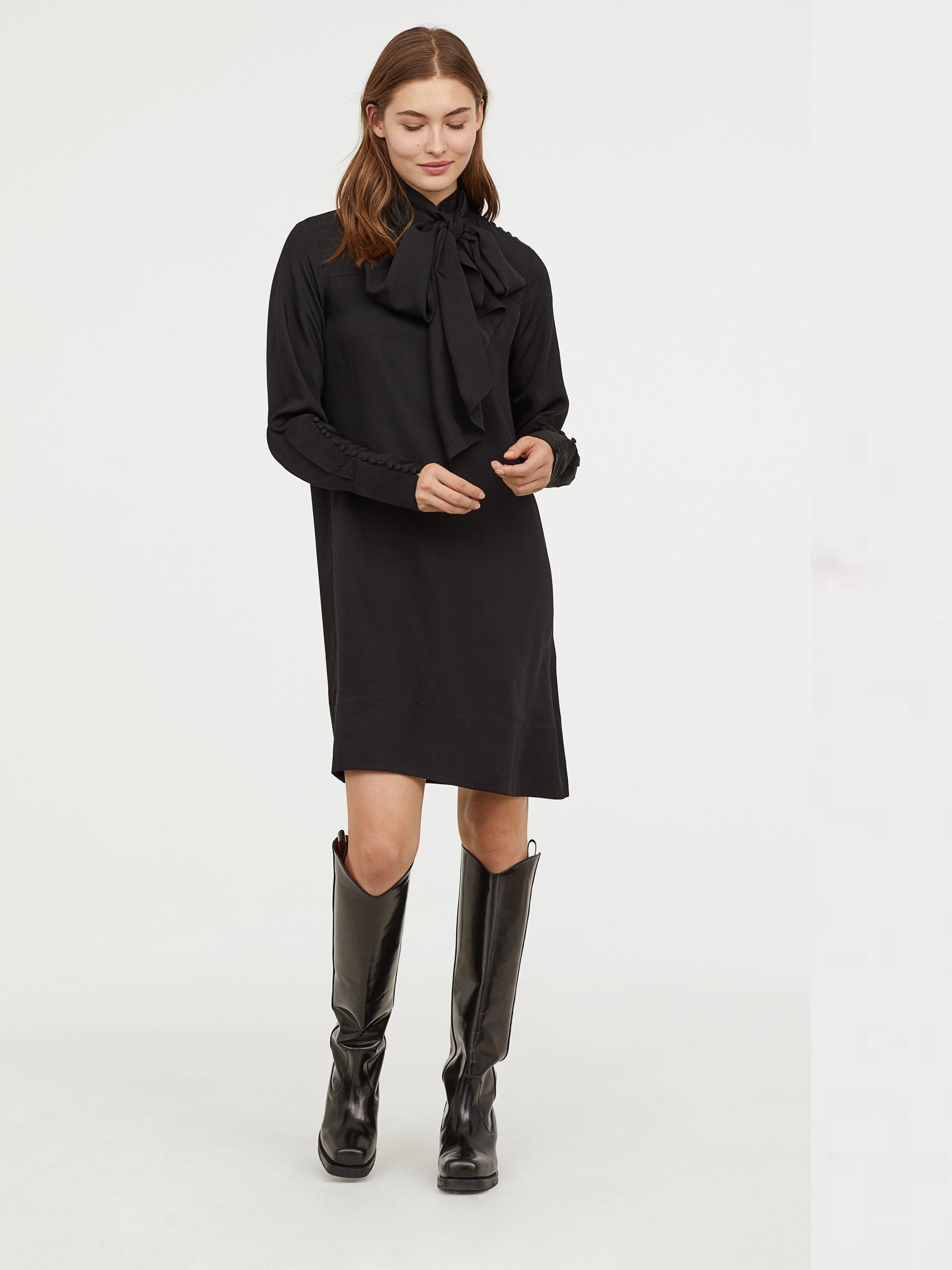 

Платье с завязками H&M 0686972 XS Черный