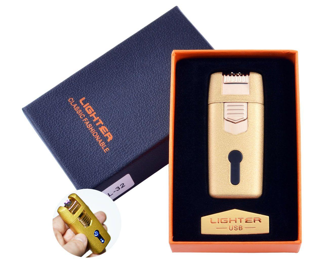 

USB Зажигалка в подарочной коробке Двойная молния №HL-32