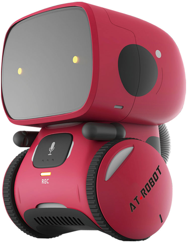 Акція на Интерактивный робот AT-Robot с голосовым управлением Красный озвучка русская (AT001-01) від Rozetka UA