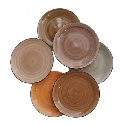 

Тарелка керамическая Flora SAND микс 19 см. 45128 6 штук