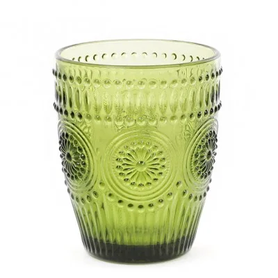 

Стакан стеклянный Flora зеленый 260 мл. 31715 6 штук