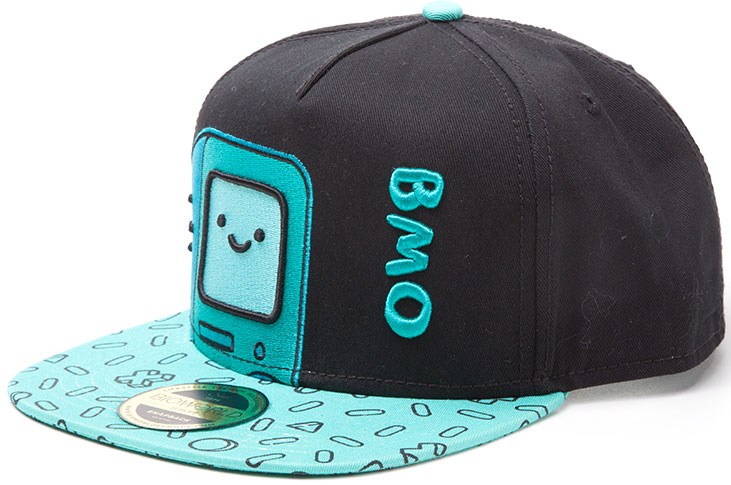 

Снепбек Difuzed Adventure Time - BMO Snapback With Embroidery And Printed Bill Черный с бирюзовым (SB097539ADV)