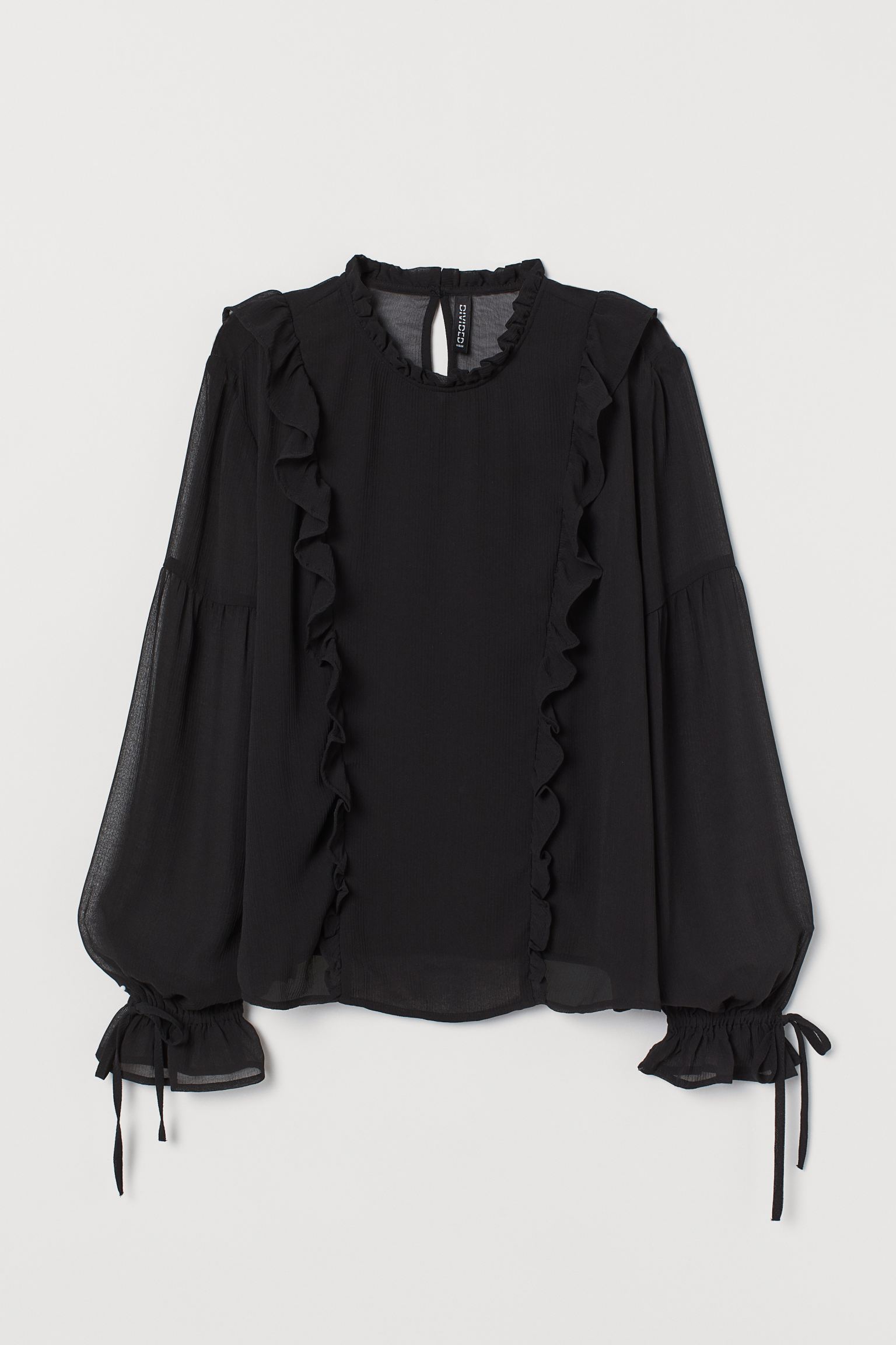 

Блуза H&M 34 черный 22128242091