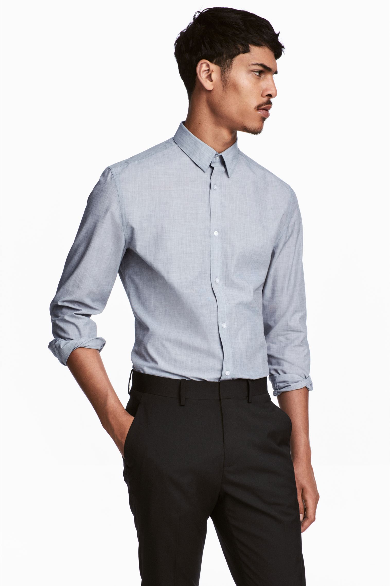 

Рубашка H&M  голубой 22125016167, Рубашка H&M S голубой 22125016167