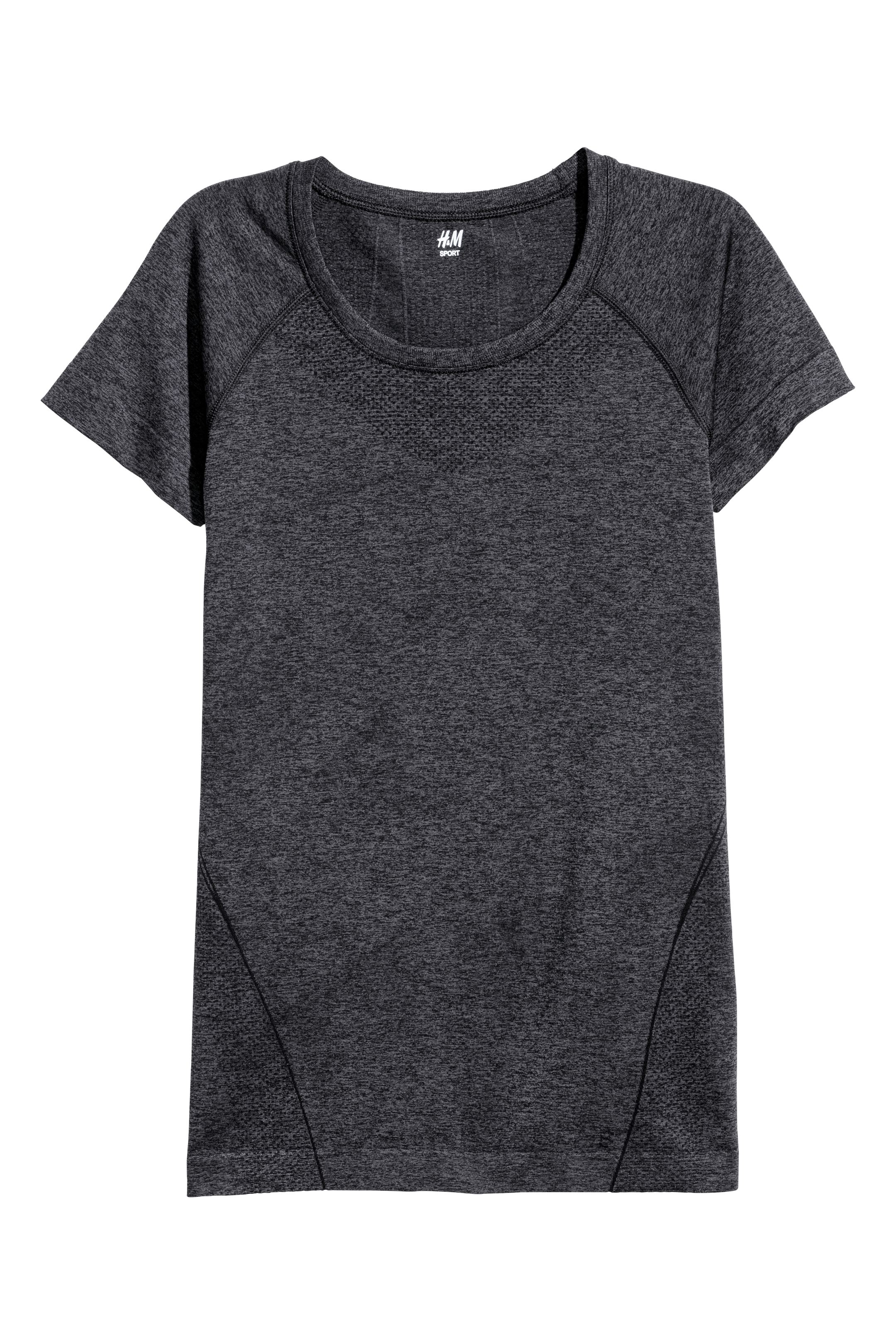 

Спортивная футболка H&M  темно серый 4934387, Спортивная футболка H&M XS темно серый 4934387
