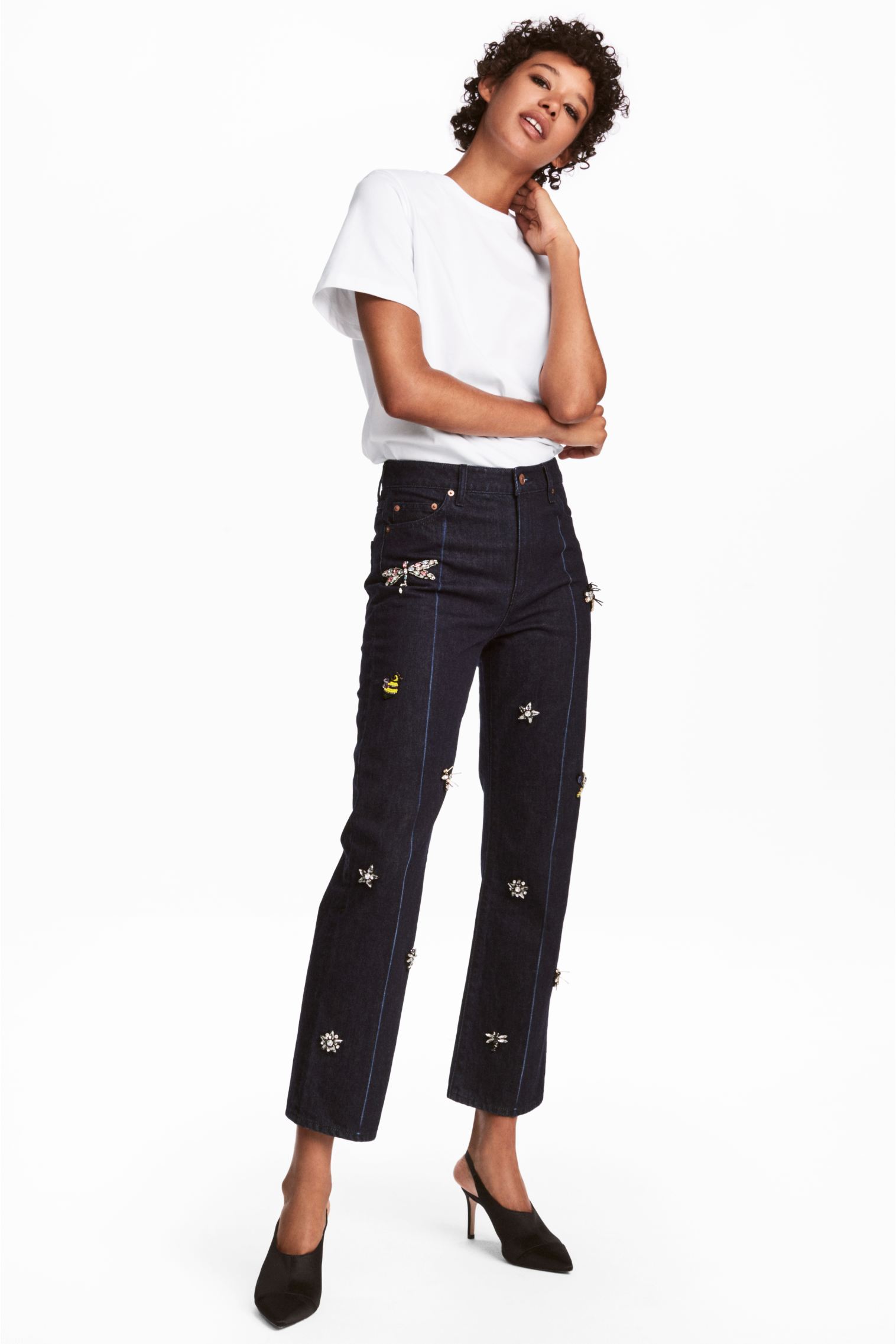 

Джинсы H&M  темно синий 6015512276, Джинсы H&M 34 темно синий 6015512276