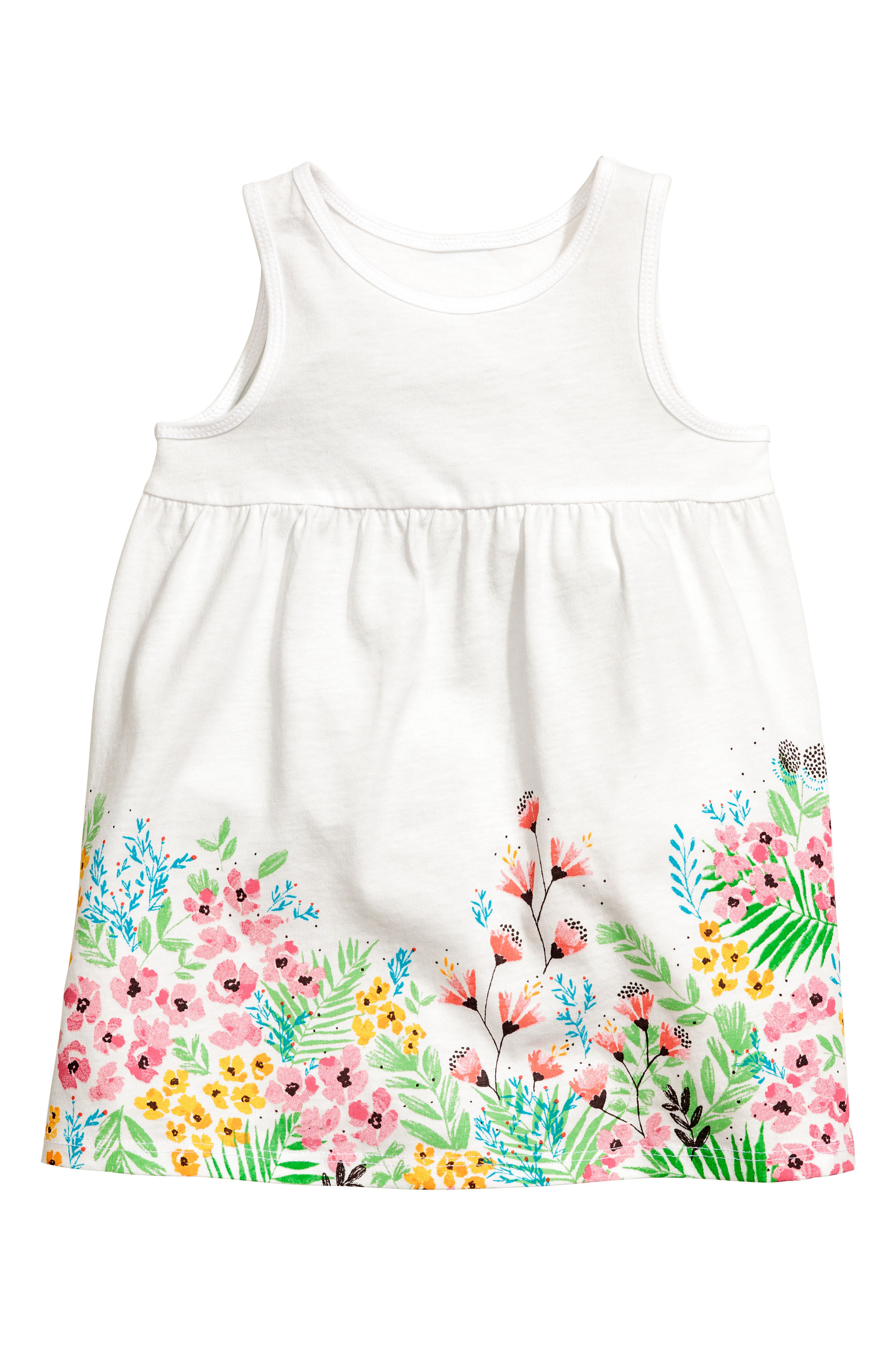 

Платье H&M 68см белый цветы 4804545