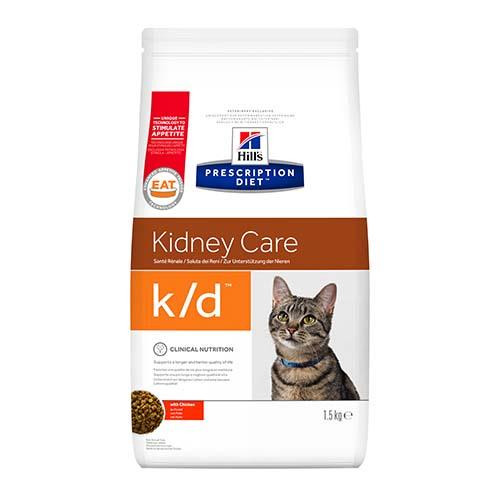 

Сухой корм Hills Prescription Diet Feline для кошек с заболеванием почек и сердечной недостаточности, 1,5 кг