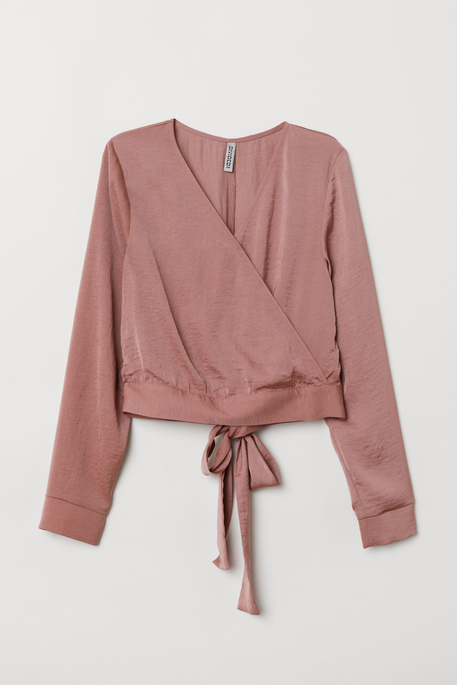 

Блуза H&M 36 пудровый 16016394969