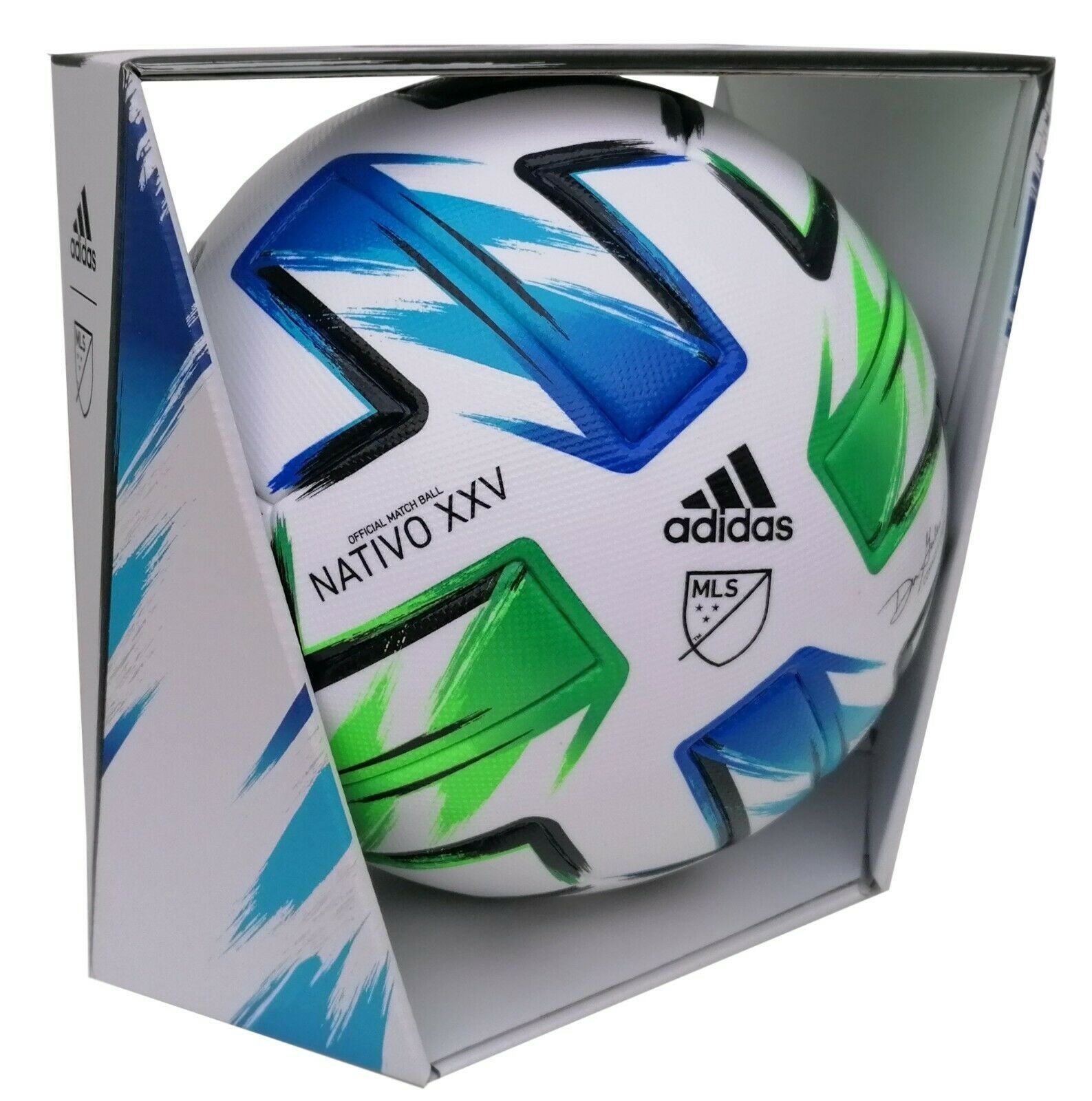 

Мяч футбольный Adidas MLS Nativo XXV PRO OMB FH7319 №5 Белый