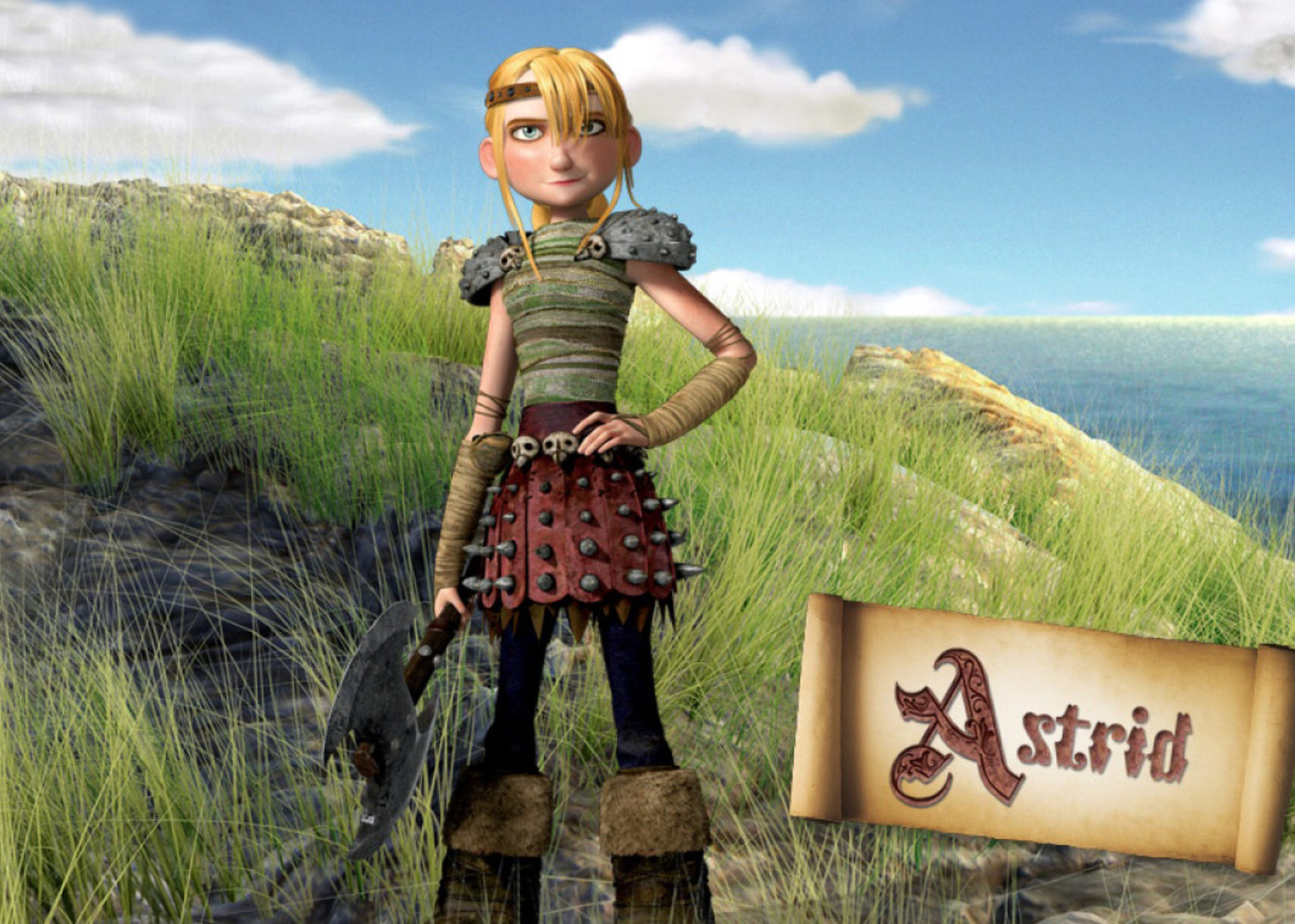Картина GeekLand How to train your dragon Как приручить дракона Астрид ...
