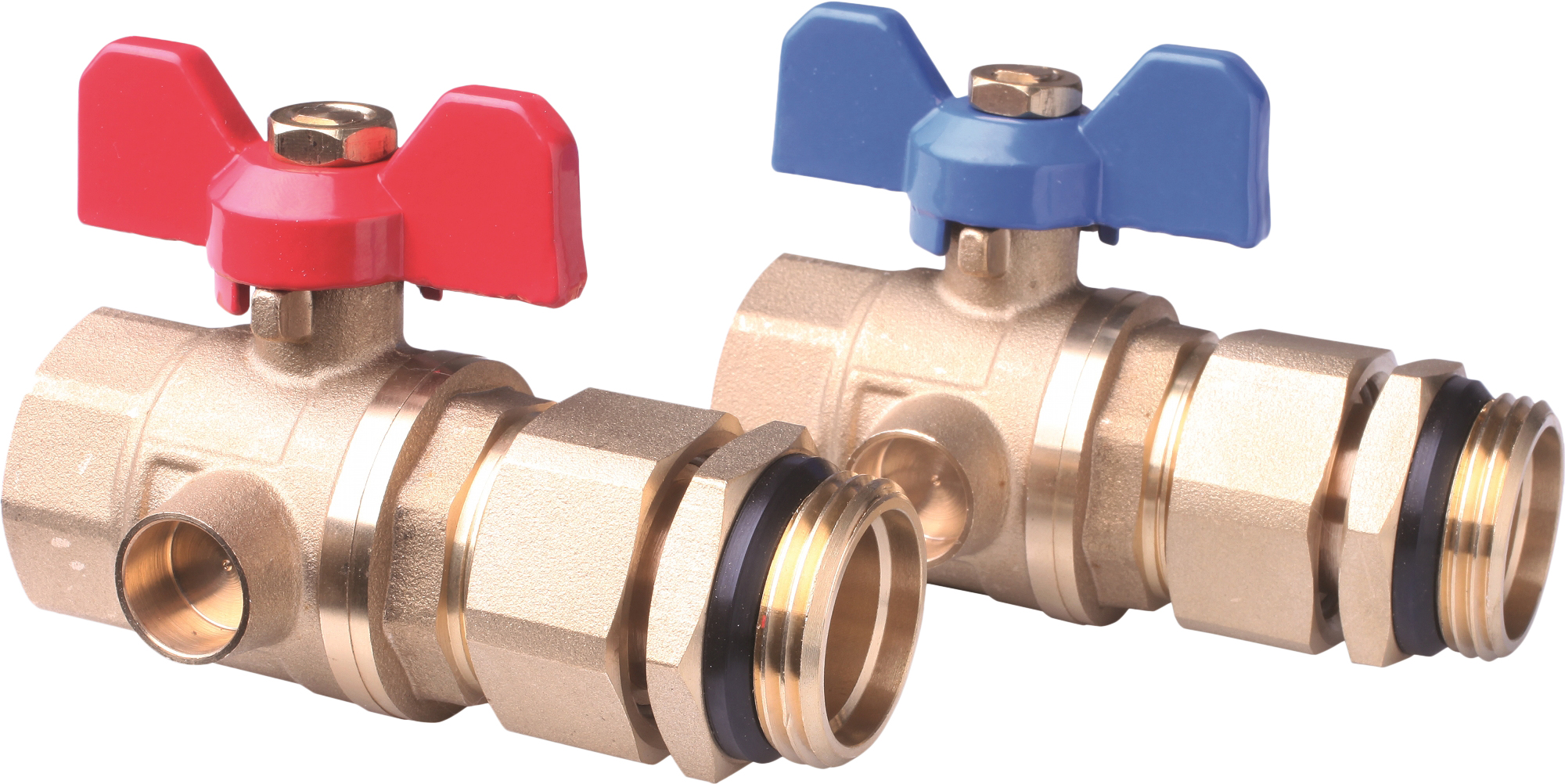 

Комплект шаровых кранов Danfoss FHF-BV для подключения коллекторов (088U0822)