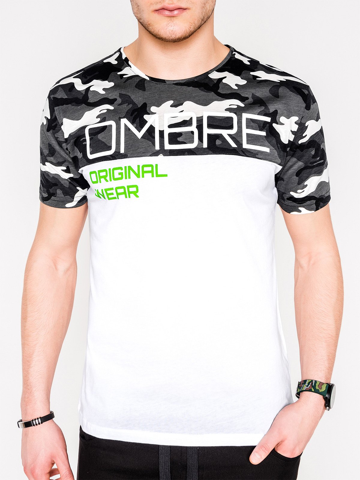 

Футболка Ombre S1003 S Сіра 5902228055013