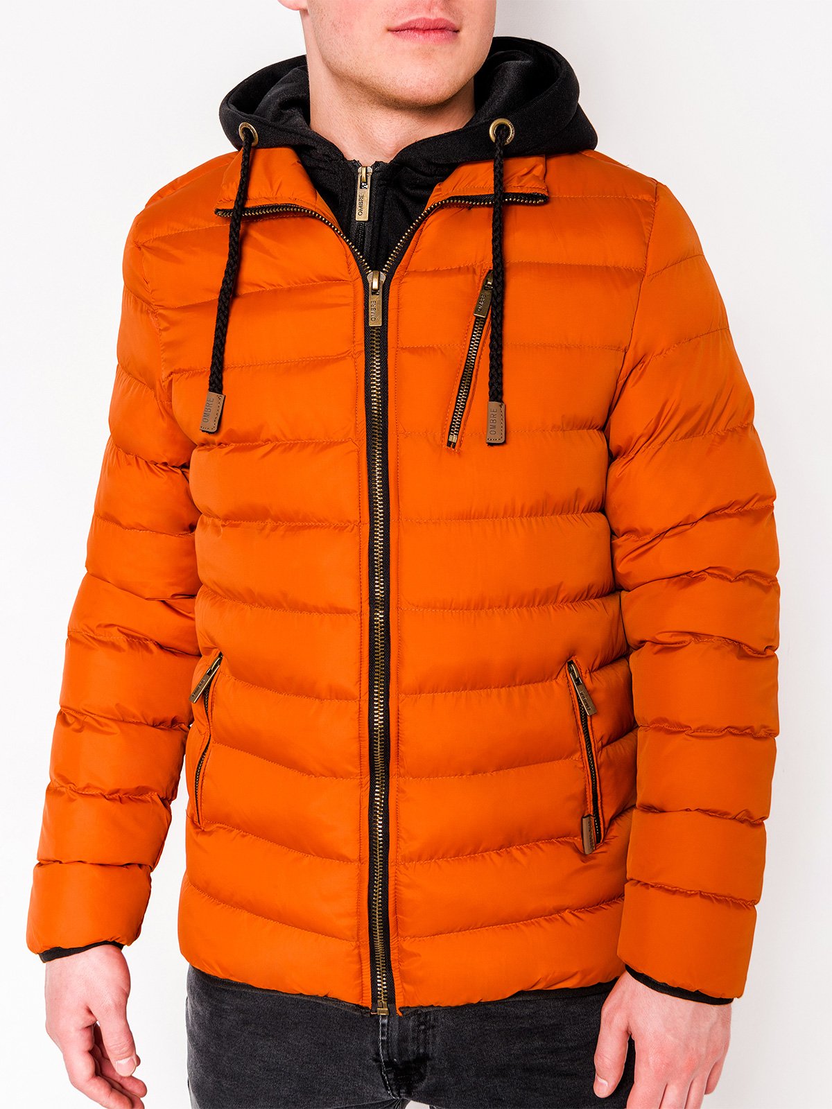 

Куртка Ombre c384 стьобана оранжева S 5902228056294