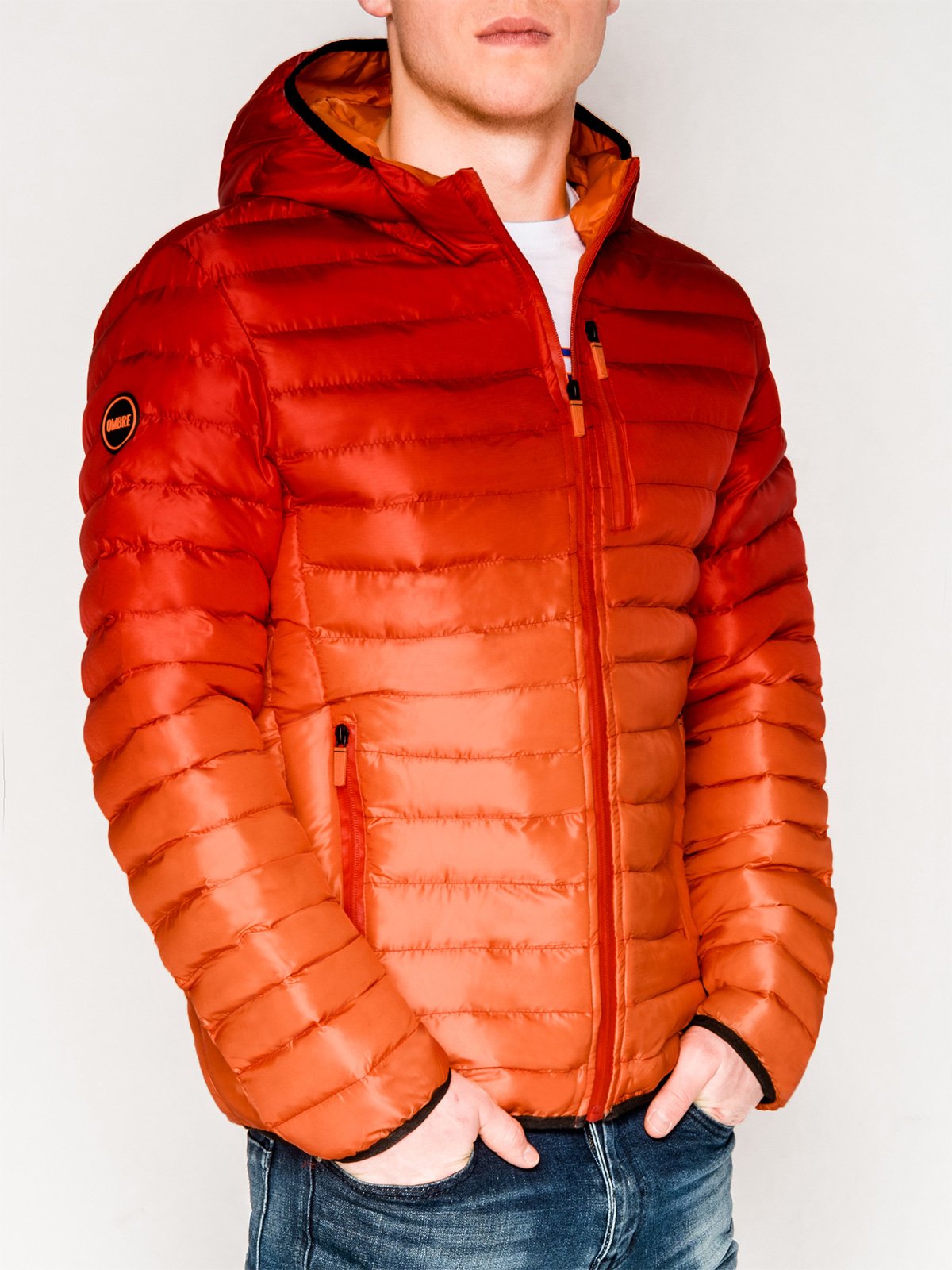 

Куртка Ombre c319 S Червона 5902228019350
