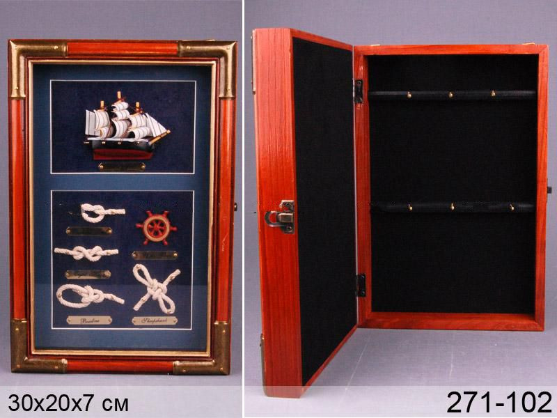 

Настенная Ключница «Парусник-2» 30 См Lefard 2499-BR-1181
